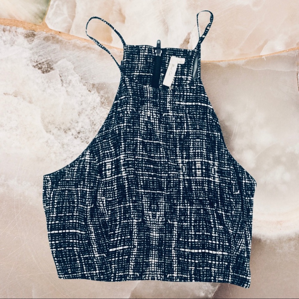 Patterned crop top
